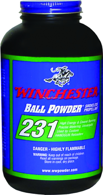Winchester 231 Smokeless Ball Pistol Reloading Powder 1lb Bottle