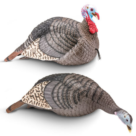 Hunter Specialties Strut-Lite Jake & Feeding Hen Combo Decoys