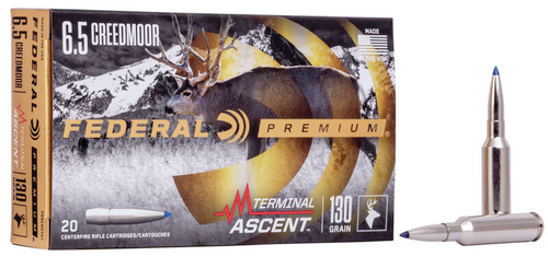Federal Terminal Ascent, 6.5 CREED, 130 Grain, 20 Rounds