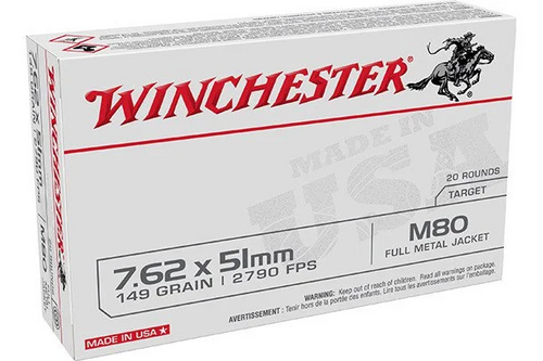 Winchester 7.62x51mm Nato, 149 Gr, 20 Rnds