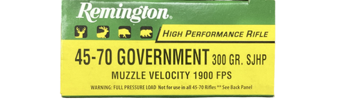 Remington 45-70 300 Gr SJHP, Box of 20