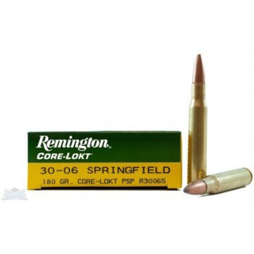 Remington Core-Lokt 30-06 Springfield, 180gr, PSP, Box of 20