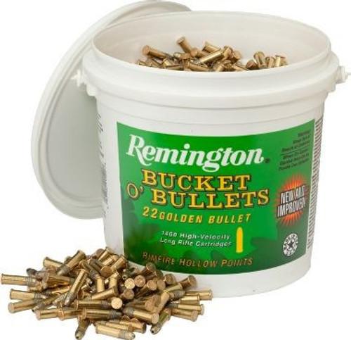 Remington Bucket O' Bullets 22LR, 36 gr HP, 1400 Rounds