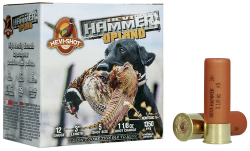 HEVI-Shot HEVI Hammer Upland Shotshell 12 Ga, 3", 1-1/8 oz, #5, 1350 fps, 25 Rnds