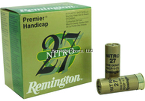Remington Nitro 27 Target 12GA, 2-3/4" HDCP, 1 OZ, 7-1/2 Shot, 25 Rnds