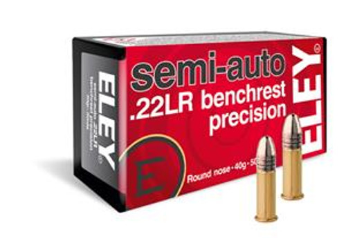 Eley Semi-Auto Benchrest Precision 22 LR 40 Grain, 50 Rnds