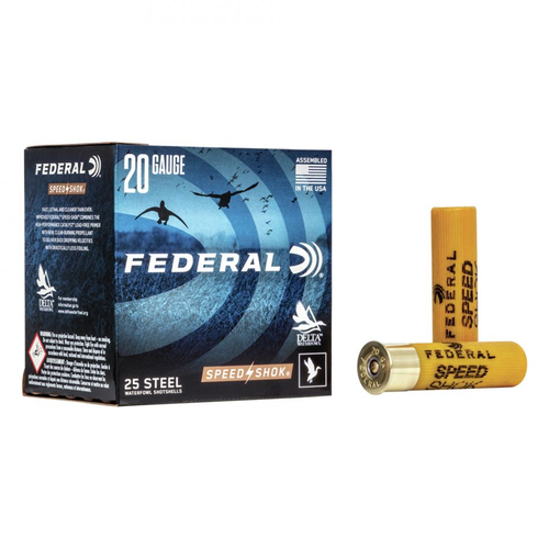 Federal Speed-Shok 20 Ga 3" #3, 7/8 Oz, Box of 25