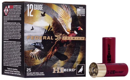 Federal Hi-Bird, 12 Ga 2 3/4", 1 1/8 Oz #8, Box Of 25