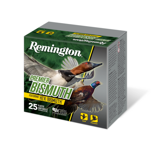 Remington Shotshell 12 GA, 3 ", 1.375 OZ, #2 Bismuth, Box of 25