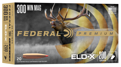 Federal Rifle Ammo 300 Win Mag, 200 GR, ELD-X, 20 Rnds