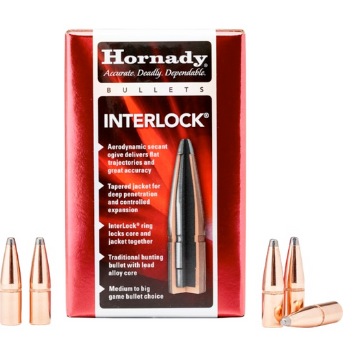 Hornady Interlock Rifle Bullets 9.3mm (.366) 286 Gr Sp-Rp, Box of 50