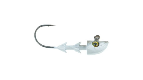 Freedom Swimbait Heads - Pearl 1/2oz 4/0 Gamakatsu, 3 Pack