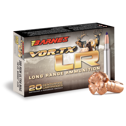 Barnes VOR-TX Long Range Centerfire Rifle 6.5MM Creedmoor 127 gr. 2825fps LRX, 20 Rnds