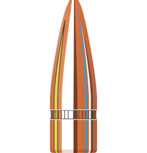 Hornady Traditional Rifle Bullets 30Cal .308 125Gr HP, Box of 100