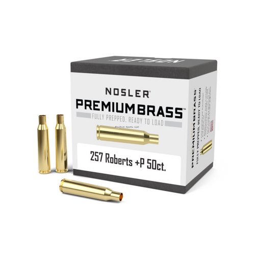 Nosler Custom Brass, 257 Roberts +P, 50 Count