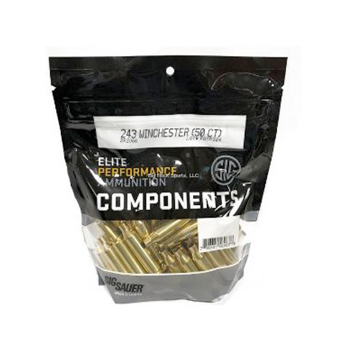 Sig Sauer Component Brass 243 Win, 50 Count