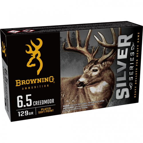 Browning Silver Series 6.5 Creedmoor, 129 Gr SP, Box Of 20