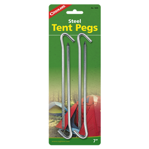 Coghlan's 7" Steel Tent Peg 4Pk