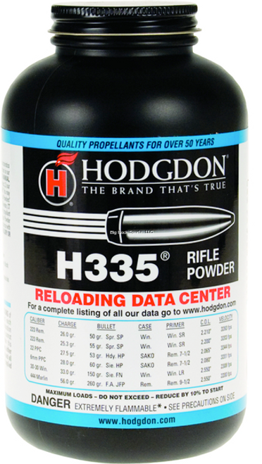 Hodgdon H335 Smokeless Rifle Powder 1Lb