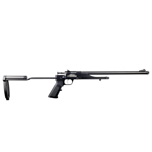 Keystone Overlander Pack Single Shot Rifle, 22 WMR, 16.125" Threaded Carbon Fiber Bbl, Black, Adj. Stock, Pistol Grip, 1-Rnd