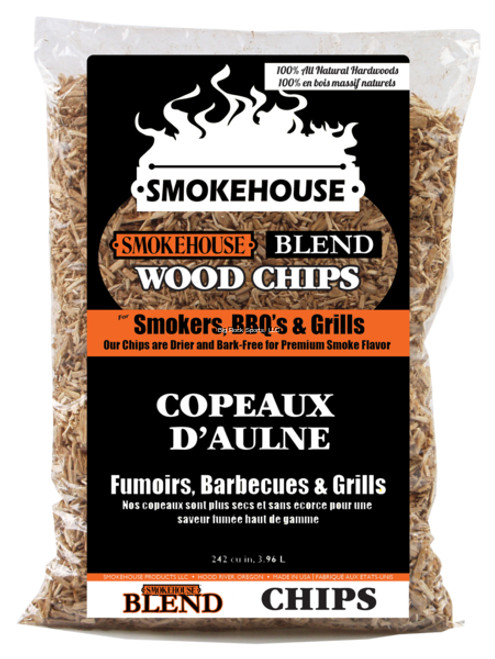 Smokehouse Wood Chips 1.75 Lb Bag, Smokehouse Blend