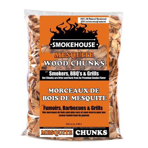 Smokehouse Wood Chunks 1.75 Lb Bag, Mesquite