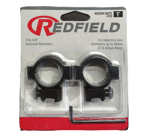 Redfield Scope Rings, 1", .22- Matte