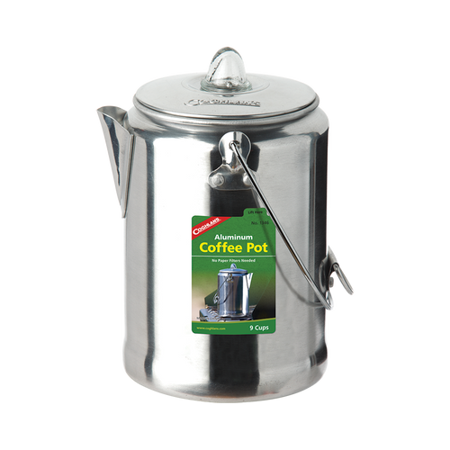 Coghlan's Aluminum Coffee Pot, 9 Cups