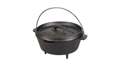 Stansport Cast Iron Dutch Oven - 2 Qt - With Legs - Pre-Seasoned