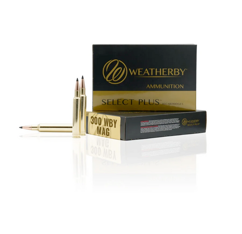 Weatherby Centerfire Rifle Ammo 300 WBY 180 GR Sierra Tipped Game King, 20 Rnds