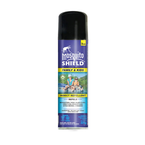 Mosquito Shield Insect Repellent, Kids & Family Formula-10% DEET 220g Aerosol