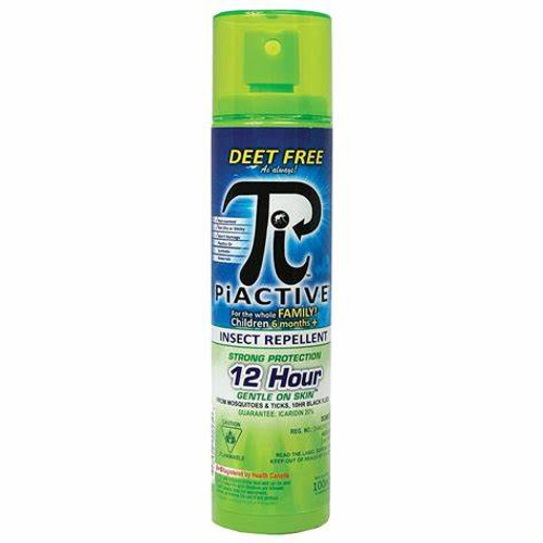 Mosquito Shield PiACTIVE Original DEET FREE 12hr 100ml Travel Size