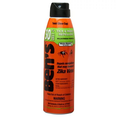 Ben's Insect & Tick Repellent, 6 oz Continuos Spray, 30% DEET
