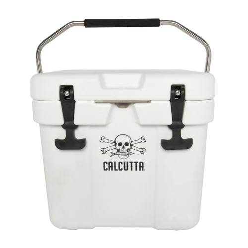 Calcutta Renegade Cooler 11 Liter, Roto Molded W/ Handle, White