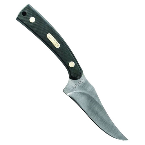 Old Timer Sharpfinger Large Full Tang Fixed Blade Knife, 3.99" Blade, Leather Sheath