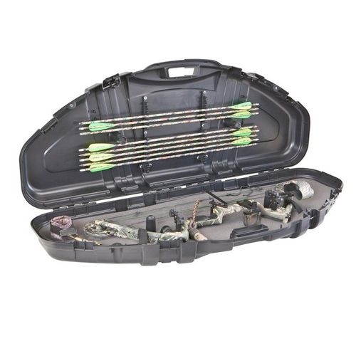 Plano Protector Series Single Bow Hard Case, PillarLock, Arrow Storage Under Lid, 49"L x 19.5"W x 8.5"H, Black