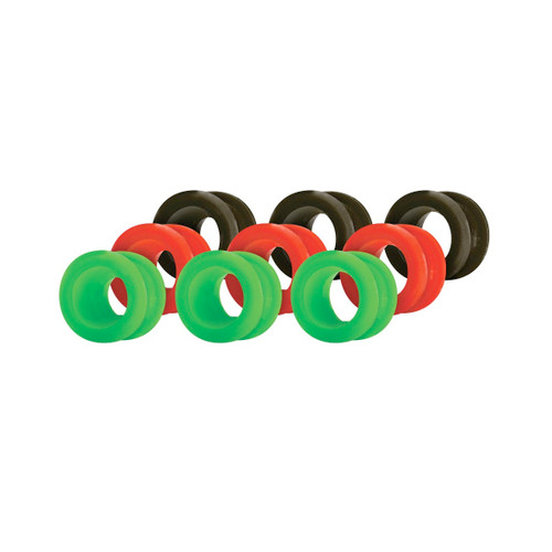 TRUGLO Versa Peep- Interchangeable Peeps, Green/Red/Black, 1/8", 5/32", 3/16"