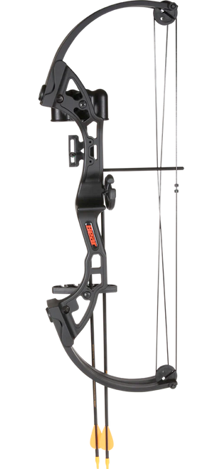 Bear Archery Brave Youth Compound Bow w/Biscuit, Black