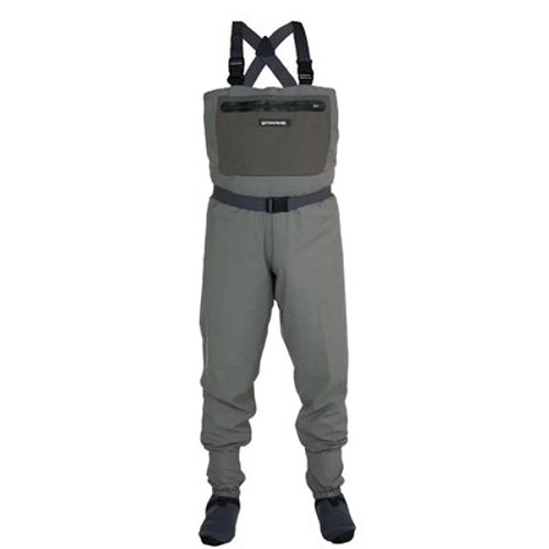 Compass 360 LEDGES II Stocking Foot Wader Khaki/Sand, Size: Medium