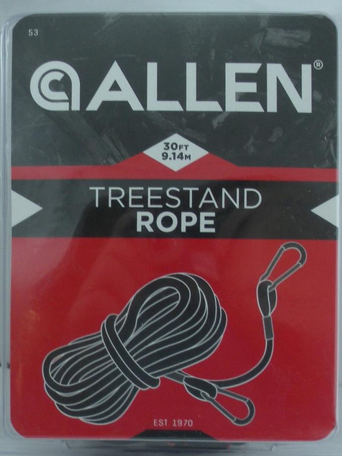 Allen Tree Stand Bow & Gun Rope 30' w/Carabiner, Camo