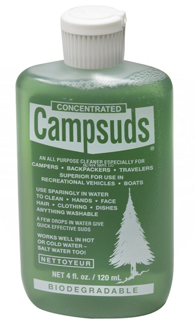 Campsuds All Purpose Biodegradable Liquid Cleanser, Sierra Dawn "Camp Suds", 4 Oz