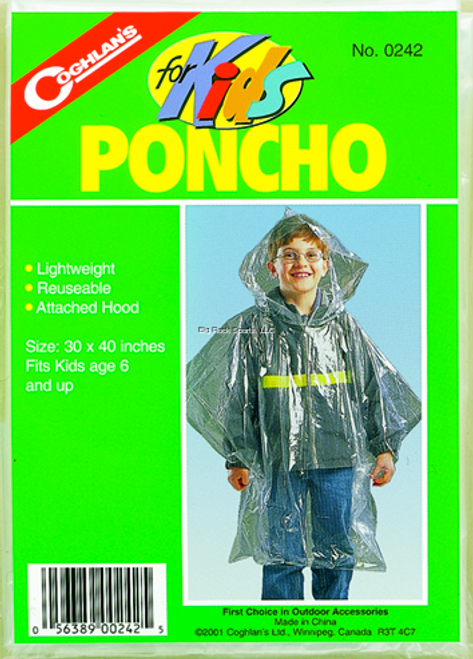 Coghlan's Kids Rain Poncho