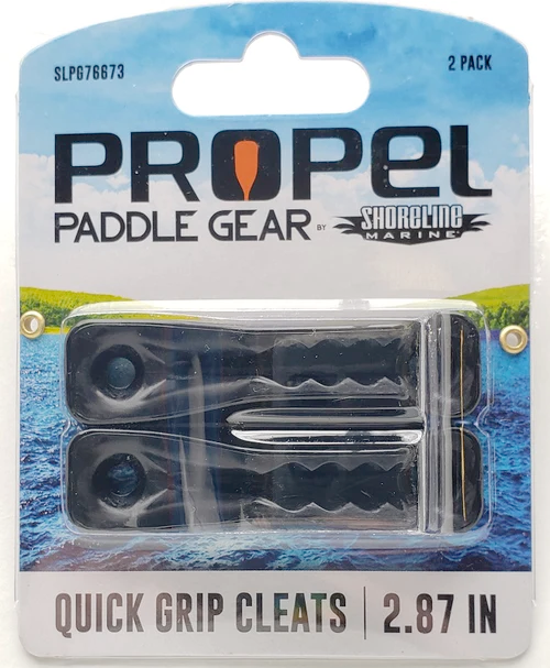 Propel Paddle Kayak Cleat Quick Grip, Black, 2 Pack
