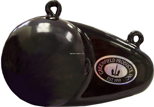 Greenfield 8lb Downrigger Weight, Black