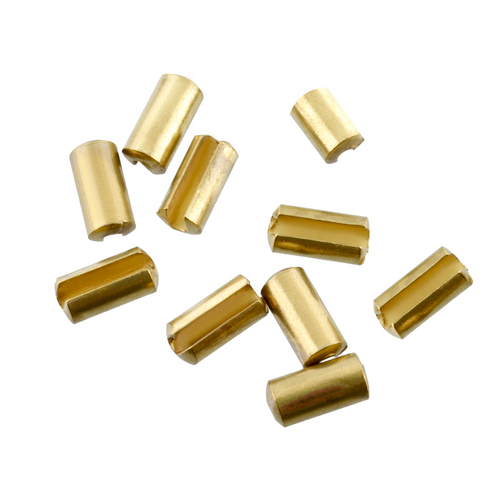 Scotty Release Clip Locators, Slotted Brass, 10 Pack