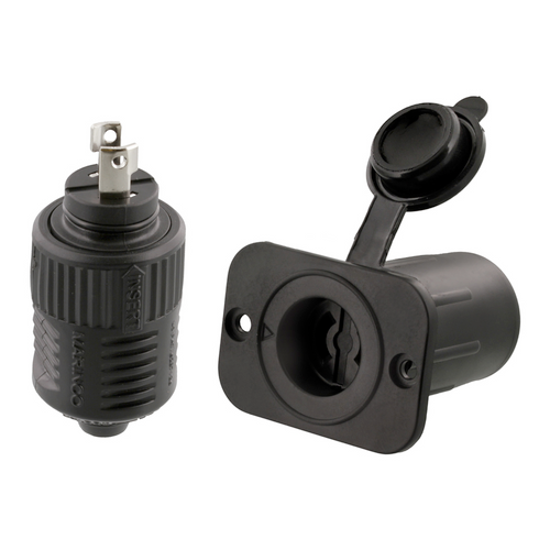 Scotty 12V Downrigger Electric Plug & Socket from Marinco