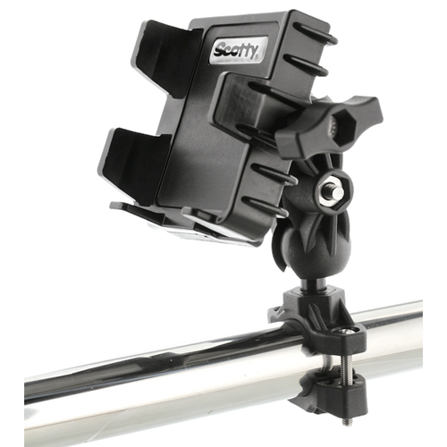Scotty Phone Holder with Post, Track & Rail Mounts