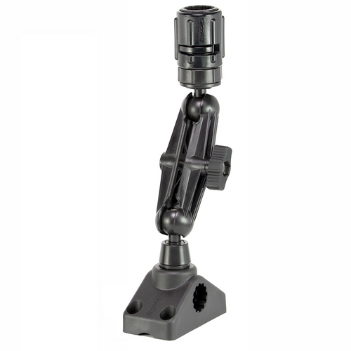 Scotty Ball Mounting System w/GearHead Adapter, Post and Side/Deck Mount, Stands 10.75" Tall