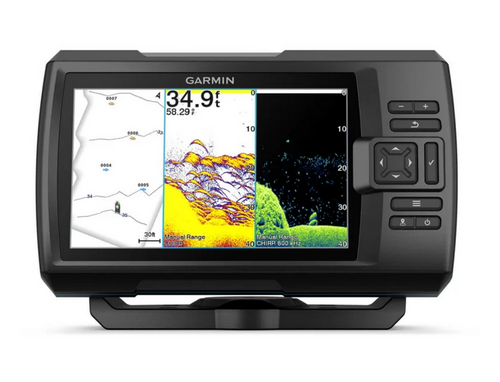 Garmin STRIKER Vivid 7cv, WW with GT20-TM transducer, 7 GPS Fishfinder, Quickdraw Contours Map Software