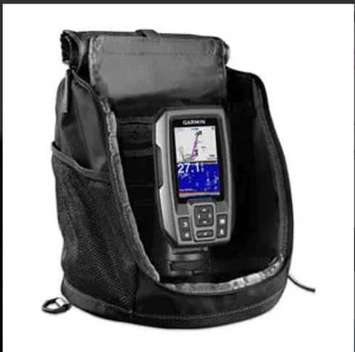 Garmin STRIKER 4 Portable Bundle, 3.5-inch CHIRP Fishfinder W/GPS, Portable Kit, Lead Acid Battery